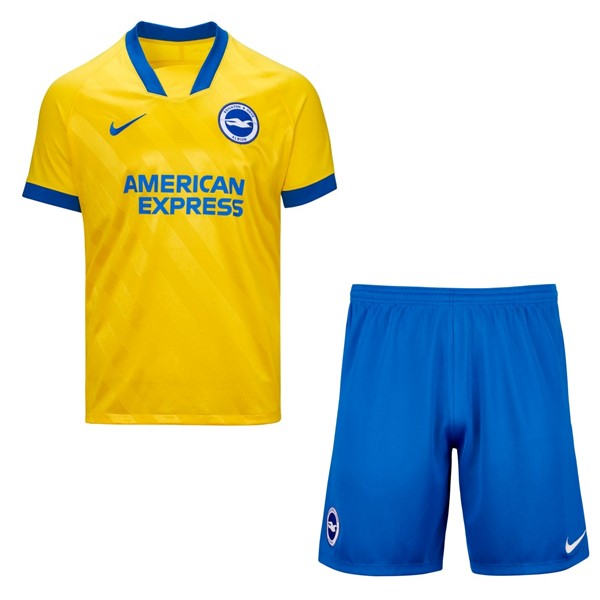 Camiseta Brighton Replica Segunda Ropa Niños 2020/21 Amarillo